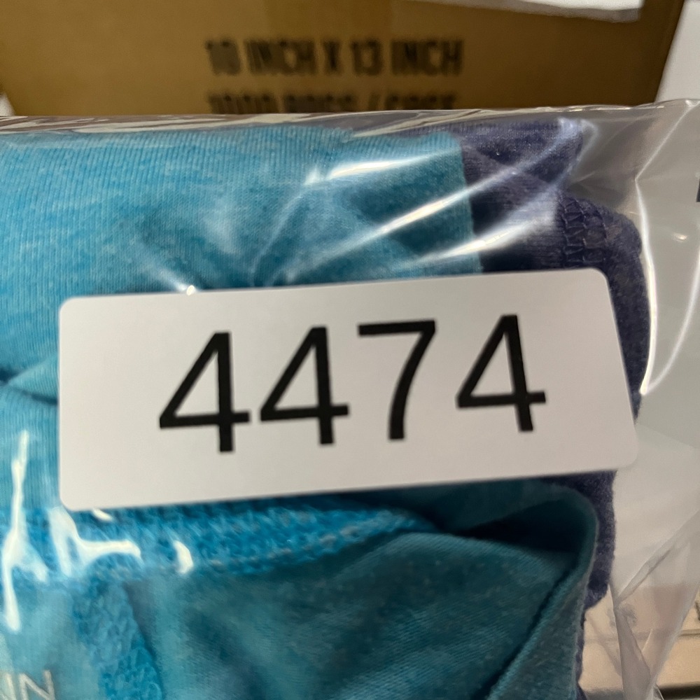 Danskin Now T-Shirt Womens M Blue Purple 2 Pack Semi-Fitted Ruched Active Tops - Picture 12 of 13